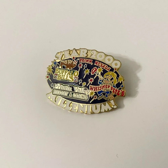 Primm Valley Casino Limited Ed 2000 Millennium Lapel Pin Whiskey Petes Nevada - Picture 2 of 10